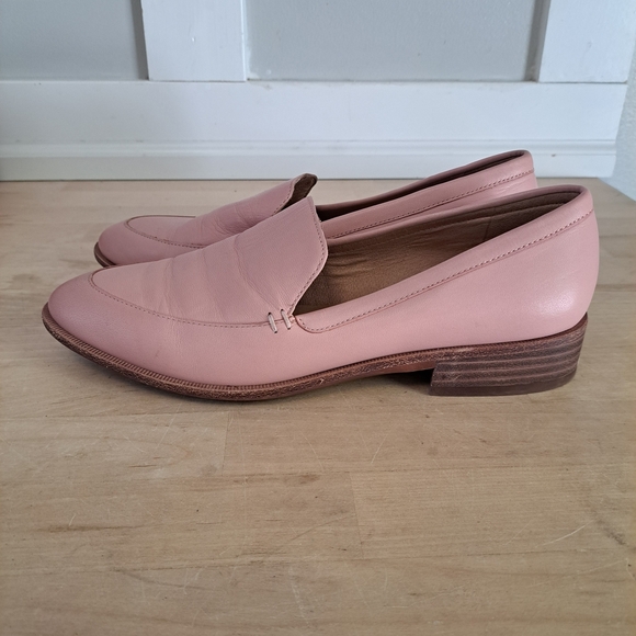 Madewell Pink Leather Loafers – Size 6.5 - Picture 2 of 7